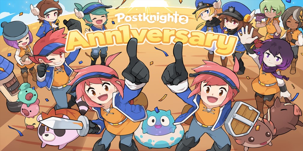 Postknight 2 is celebrating its Ann1versary with a tonne of ingame