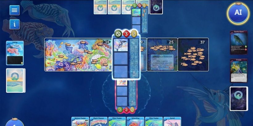 Digital board game Oceans Lite plumbs the depths of iOS and Android today