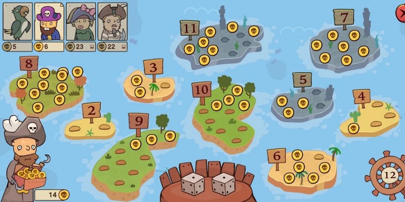 Pirates Treasure Hunt is an educational digital board game out now for mobile