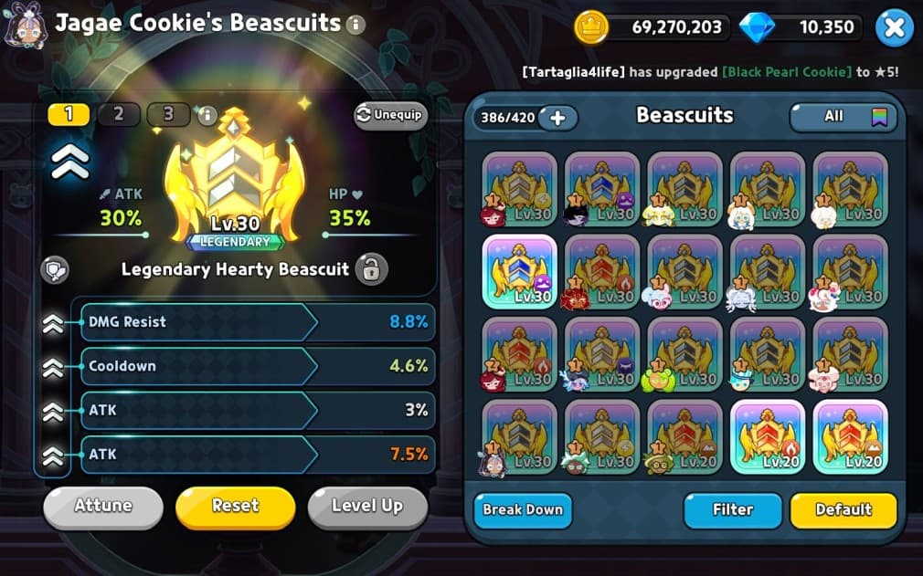 beascuit for jagae cookie in cookie run kingdom