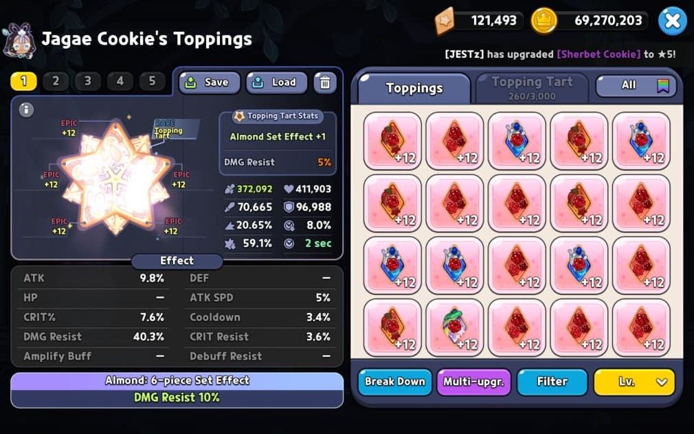 ideal toppings for jagae cookie