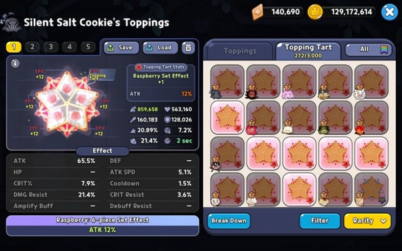 resonant attack toppings for silent salt cookie