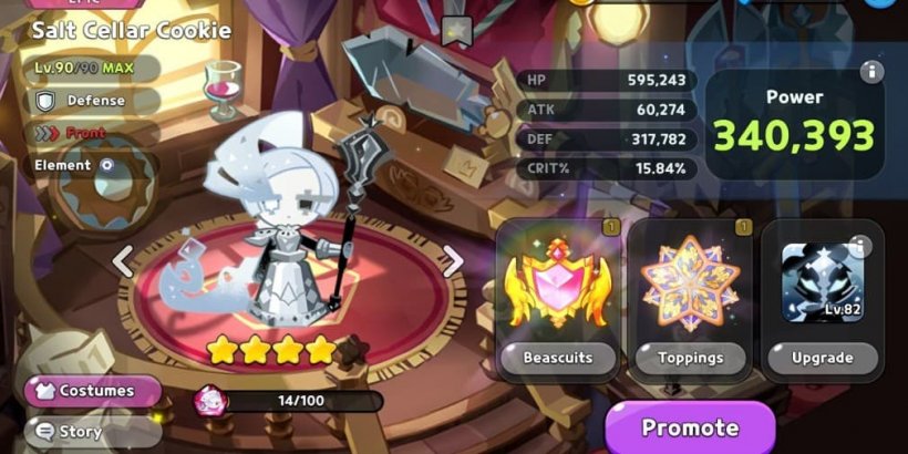 Cookie Run Kingdom: Salt Cellar Cookie Toppings and Beascuits guide