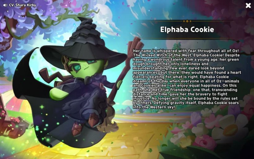 elphaba cookie story in crk
