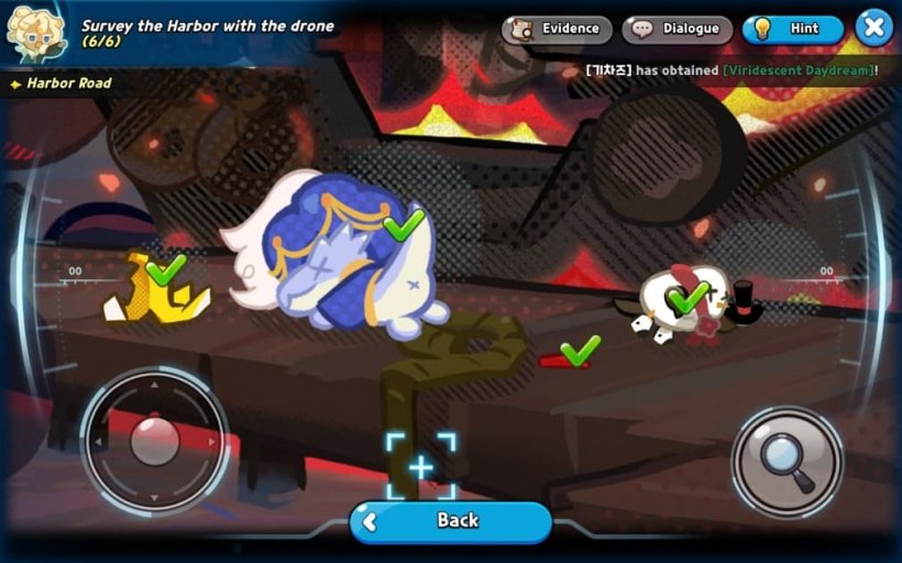 harbor withtrash and burning ship