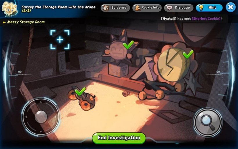 storage items and clues in crk