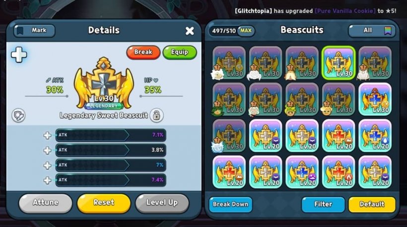 full attack beascuit for sugar swan cookie