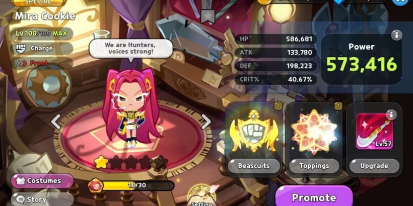 Cookie Run Kingdom: Mira Cookie Toppings and Beascuits guide (KPop Demon Hunters)