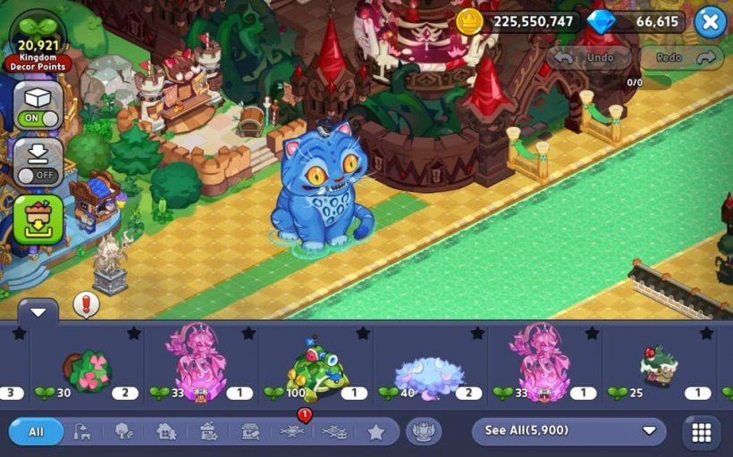 building with derpy and sussie the big blue tiger and little bird on its head