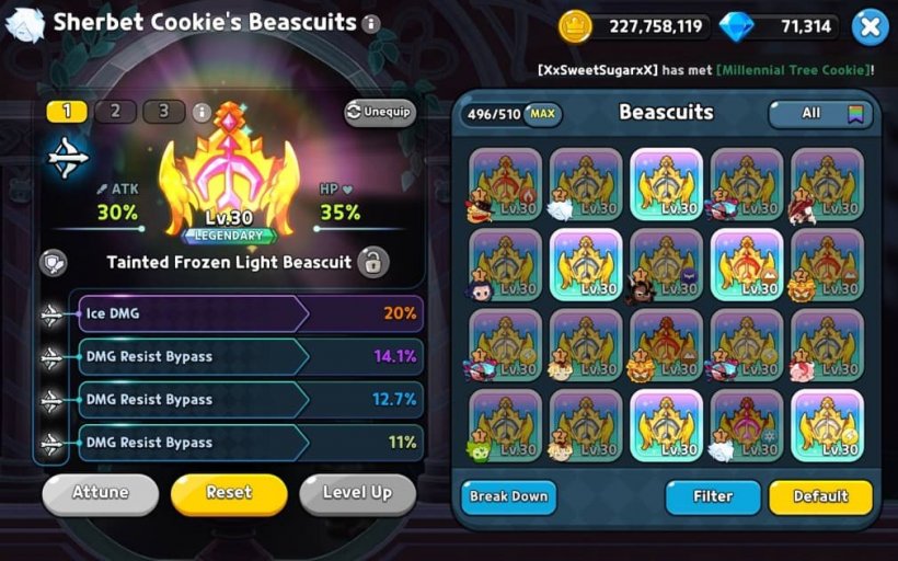 best tainted beascuit for sherbet cookie