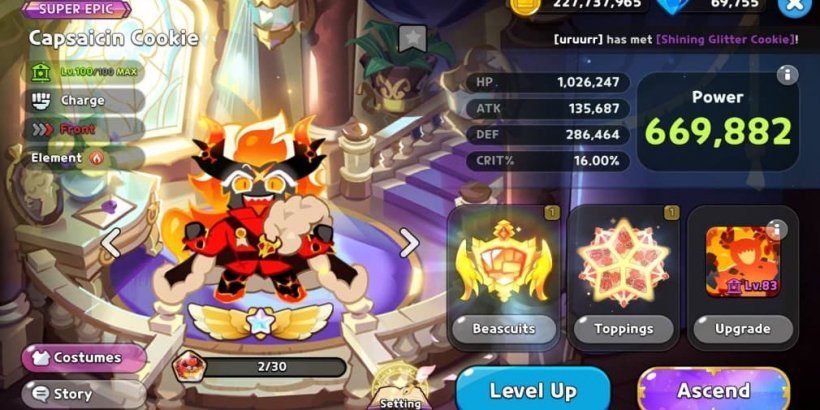 Cookie Run Kingdom: Capsaicin Cookie Toppings and Beascuits guide