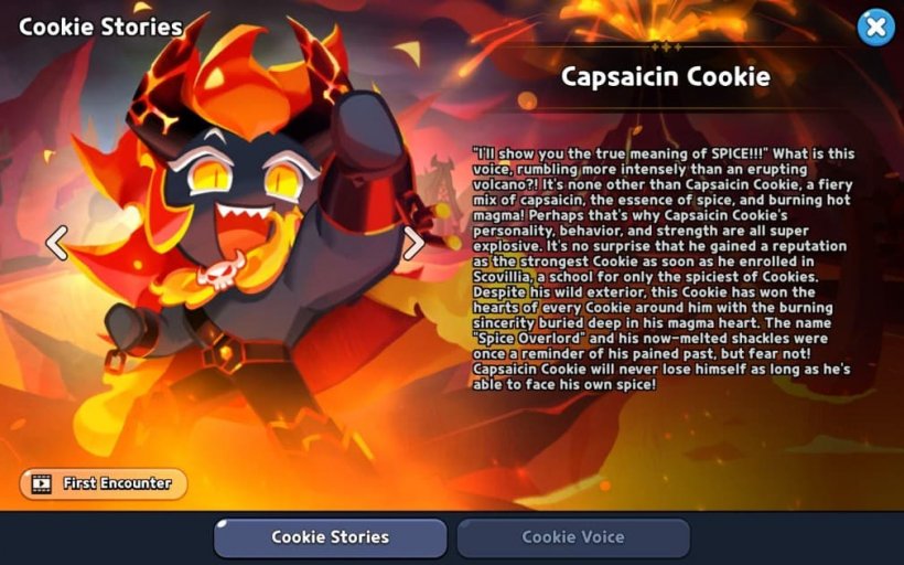 story of capsaicin cookie in crk