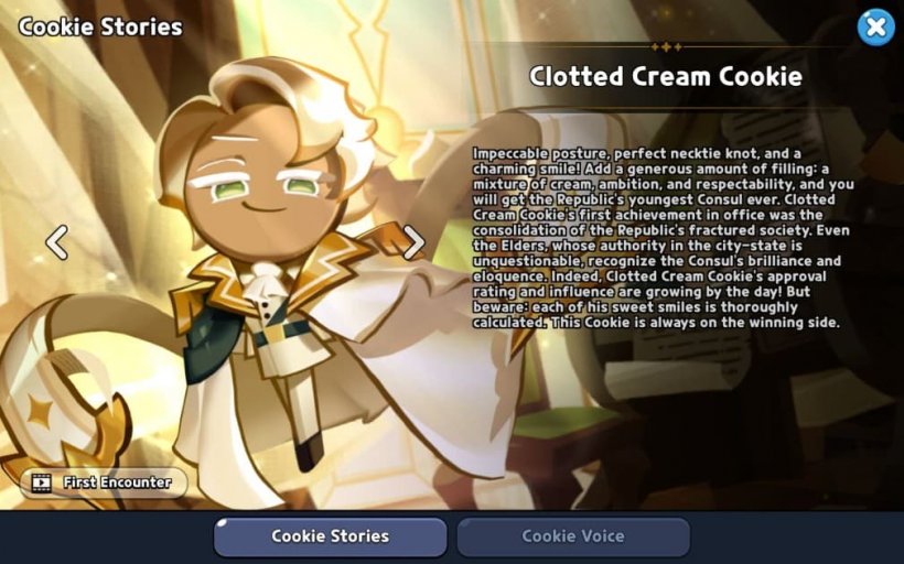 story of clotted cream cookie in crk