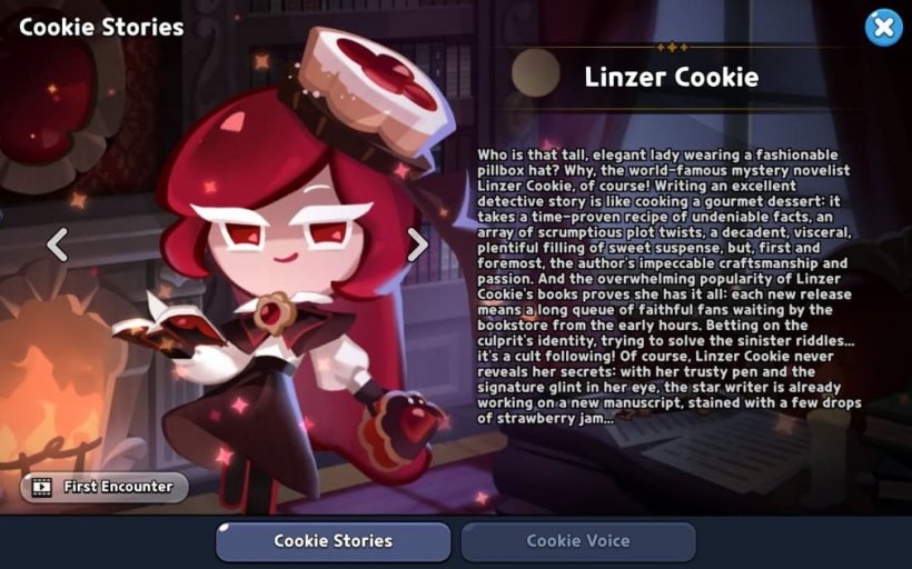 story of linzer cookie in cookie run kingdom