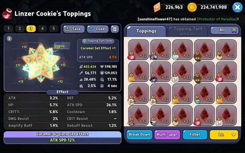 best toppings for linzer cookie with attack speed