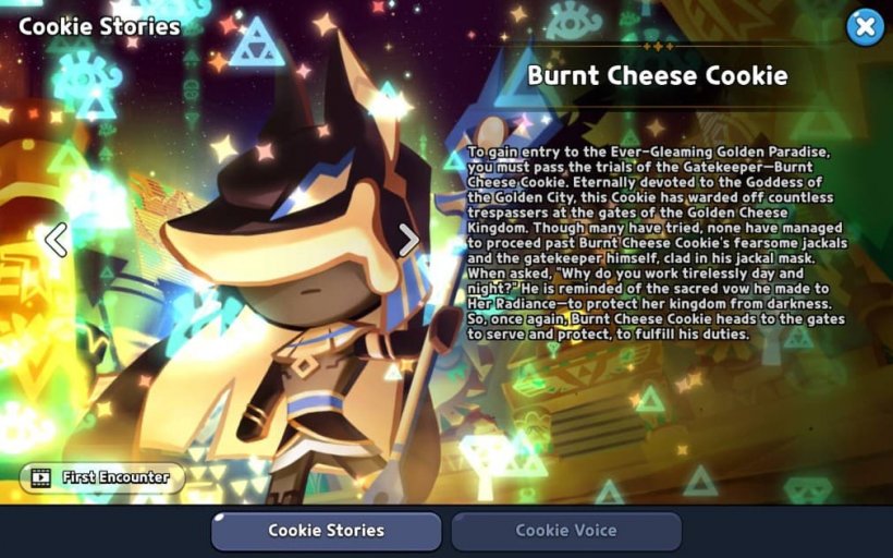 story of burnt cheese cookie in crk