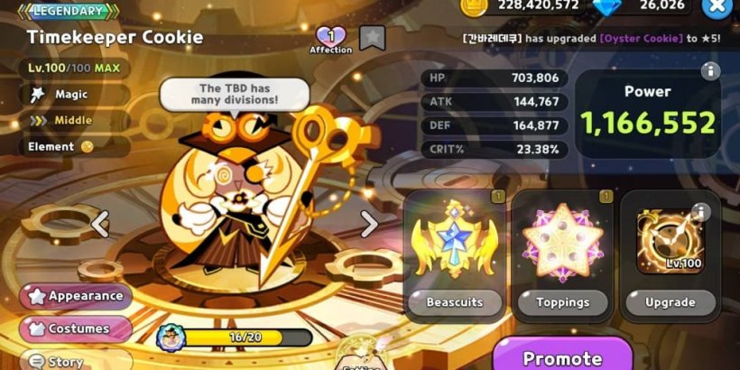 Cookie Run Kingdom: Timekeeper Cookie Toppings and Beascuits guide