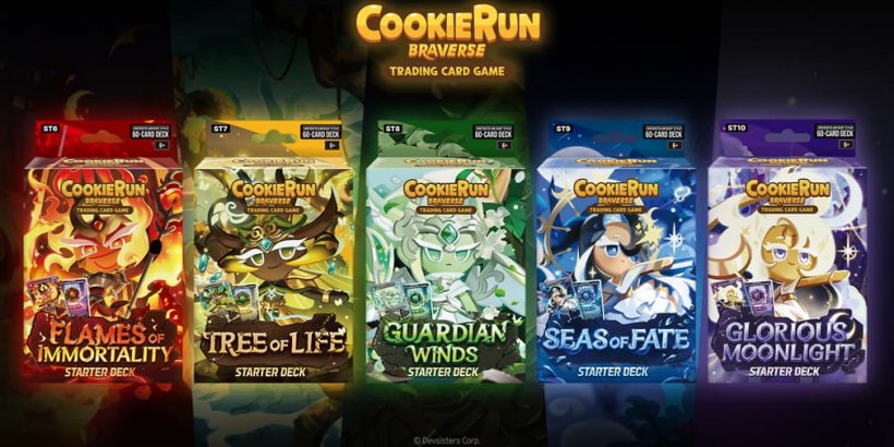 CookieRun: Braverse puts out five new starter decks to get you playing