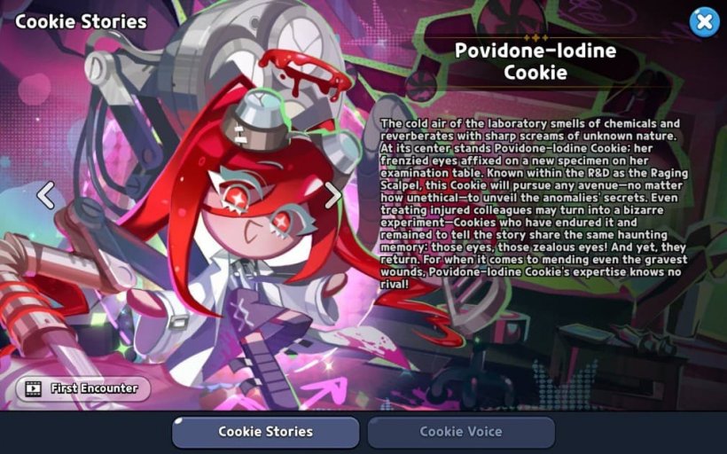 story of povidone-iodine cookie in crk
