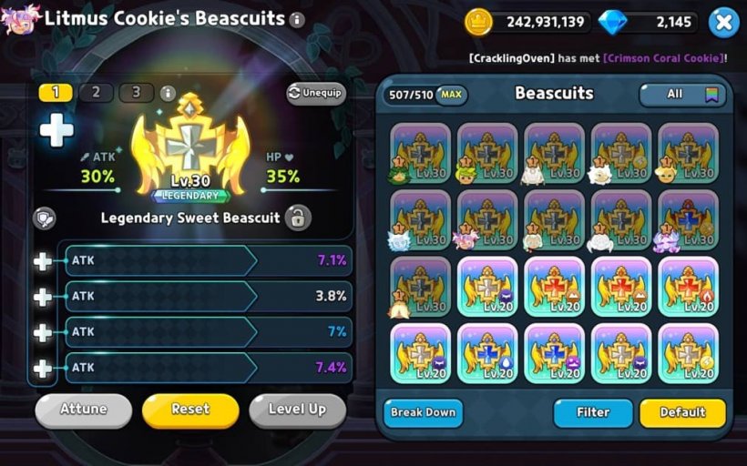 full attack beascuit for litmus cookie
