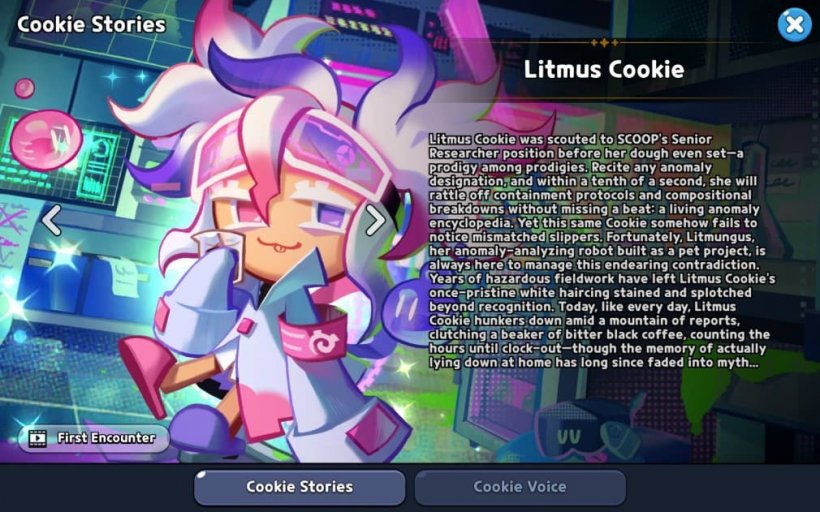 story of litmus cookie in crk