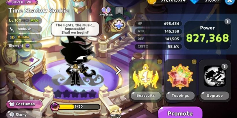 Cookie Run Kingdom: Time Shadow Cookie Toppings and Beascuits guide