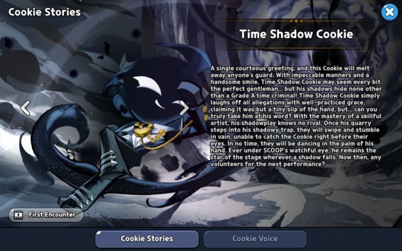story of time shadow cookie in crk