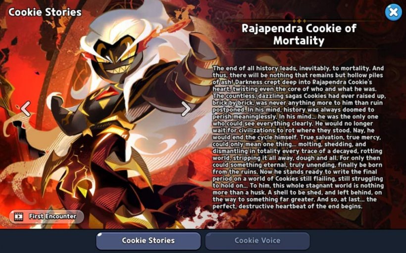 story of rajapendra cookie of mortality in crk
