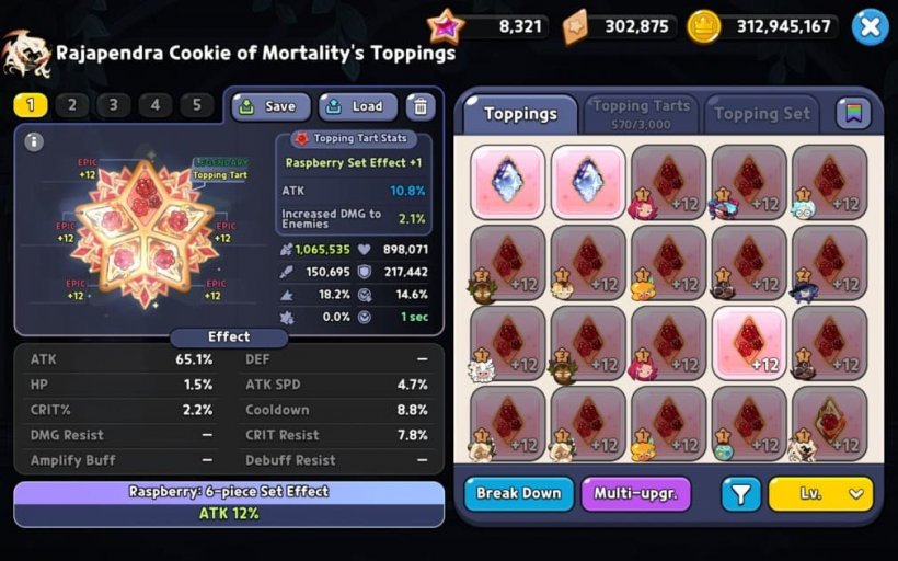the best toppings for rajapendra cookie of mortality