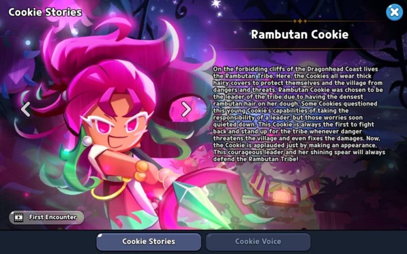 story of rambutan cookie in cookie run kingdom
