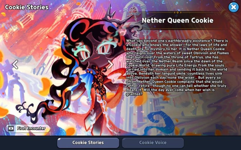 story of nether queen cookie