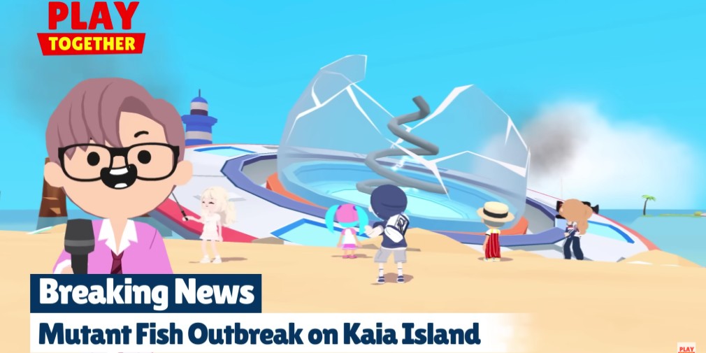 Play Together sees the arrival of aliens as a UFO from Seastaria crashes onto Kaia Island