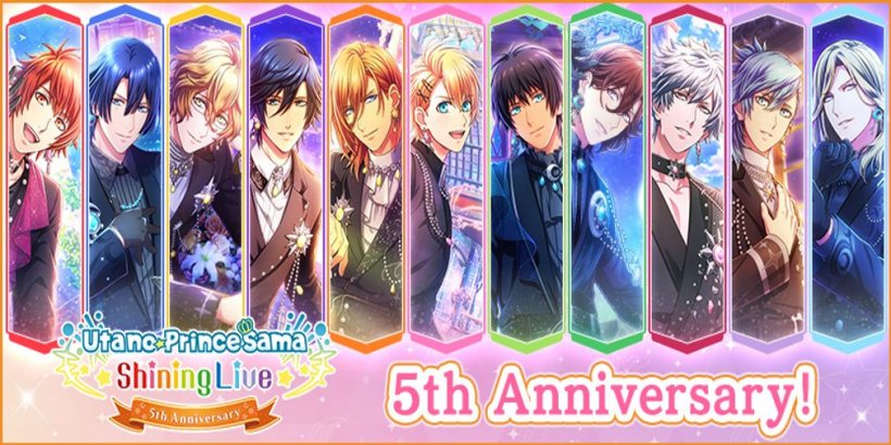 Utano Princesama Shining Live hosts celebratory event for 5th anniversary, introducing new Photo Shoots and lots of handouts