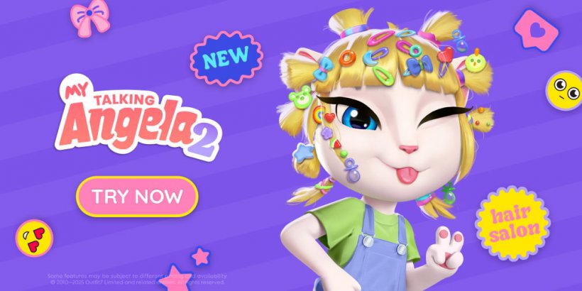My Talking Angela 2’s new Hair Salon lets you make over the titular superstar with unique glamorous hairstyles