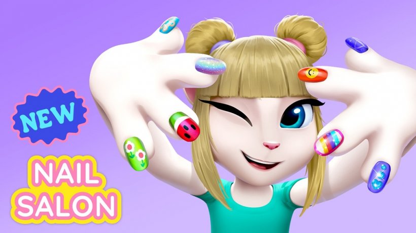 My Talking Angela 2 gets more stylish than ever with the New Nail Salon feature