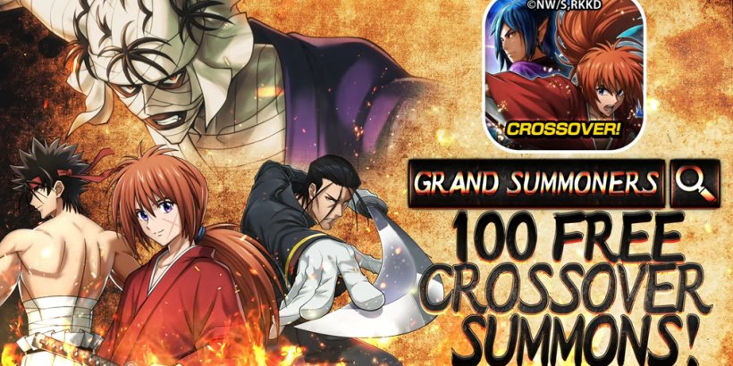 Grand Summoners to host new collaboration crossover with long-running manga Rurouni Kenshin