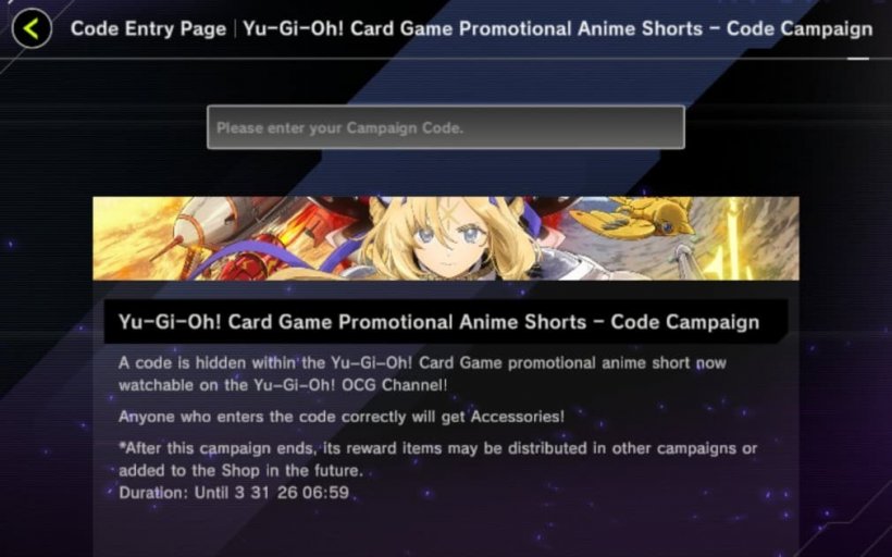 code redemption window for campaign codes