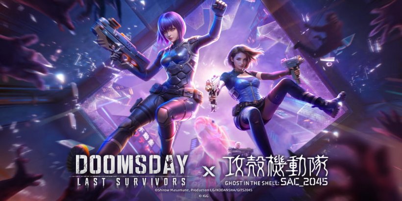 Doomsday: Last Survivors goes cyberpunk with a month-long Ghost in the Shell: SAC_2045 collaboration