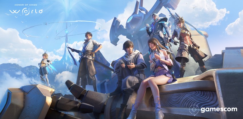 Artwork de plusieurs personnages d'Honor of Kings World