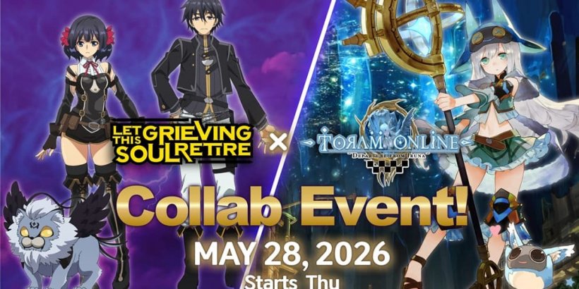 Toram Online partners with popular anime series Let This Grieving Soul Retire for new collab