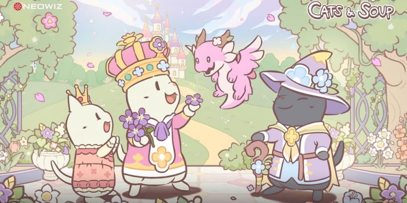 Cats & Soup embraces Spring a little early with the debut of its Flower Kingdom update