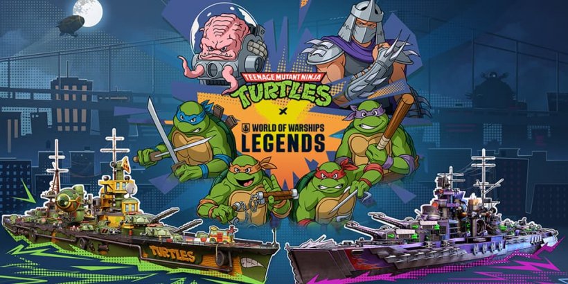 World of Warships: Legends April update is here, with a new TMNT crossover collaboration