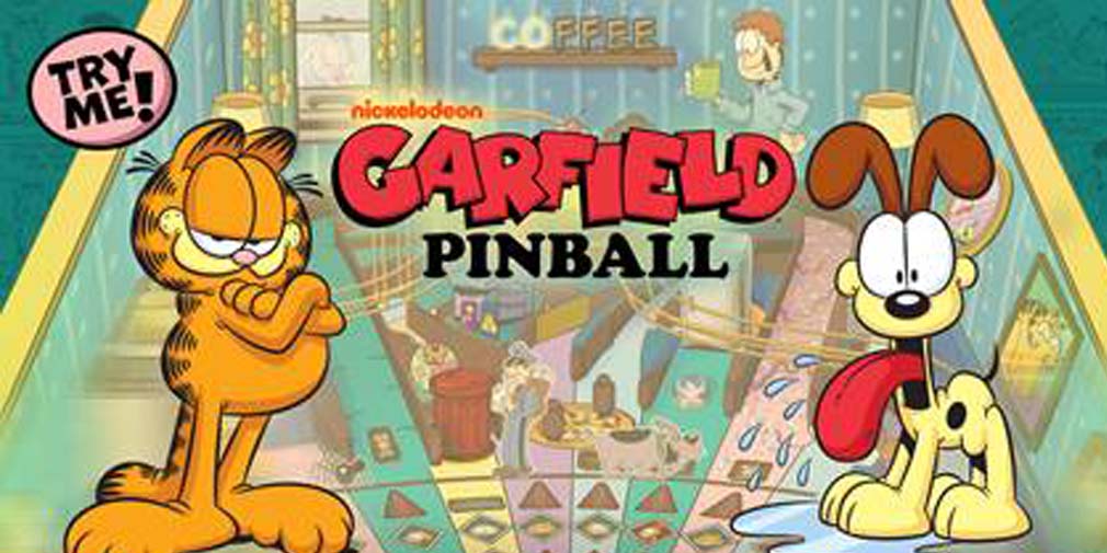 Zen Pinball Party lazy cat Garfield in latest special pinball