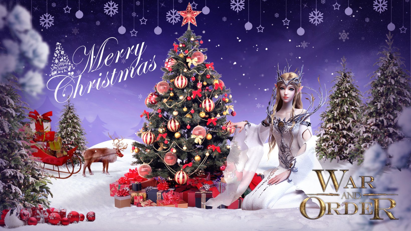 War and Order adds login bonuses, holiday quests, and themed exchange shop in latest Christmas event