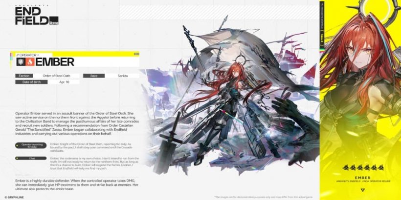 Arknights Endfield Ember guide - Strengths, weaknesses, best weapon and gear