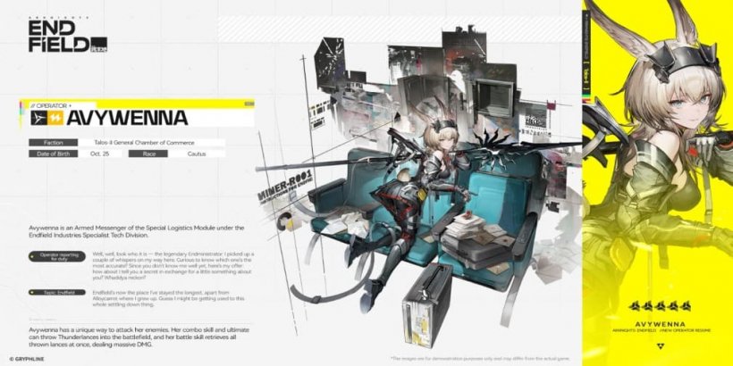 Arknights Endfield Avywenna guide - Strengths, weaknesses, best weapon and gear