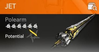 JET polearm weapon