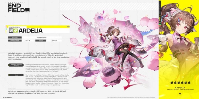 Arknights Endfield Ardelia guide - Strengths, weaknesses, best weapon and gear