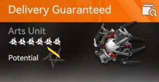 delivery guaranteed arts unit weapon