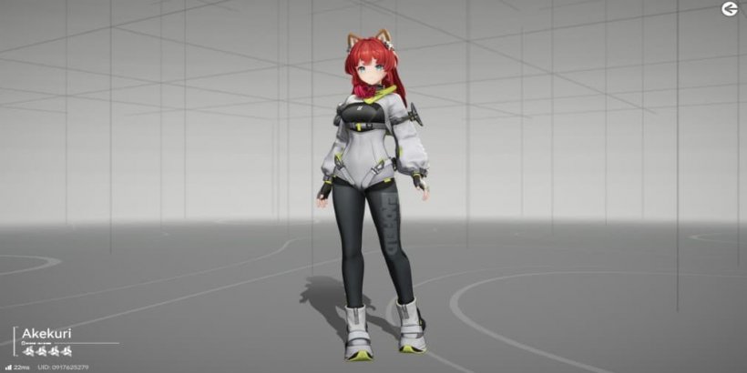 full body akekuri red headed girl